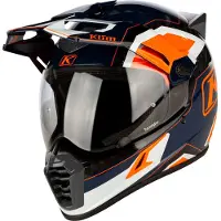 KLIM Krios Pro Rally Striking Oranje Adventure Helm Maat 3XL