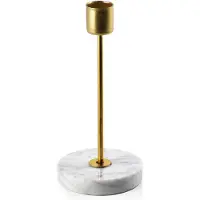 Mondex Kandelaar 7,5xh16,5cm, goudkleurig, Cedric