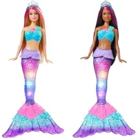 Barbie Dreamtopia - Barbiepop - Zeemeermin met twinkelende lichten