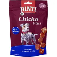 Rinti 12x80g Chicko Plus Kaas & Eend Blokjes Hond