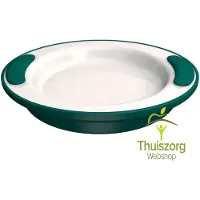 Ornamin Warmhoudbord - 25,5 cm - Antislip - Rood
