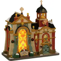 Lemax Cathedral Of Eternal Light Caddington Village Collection 2022