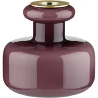 Marimekko - Puteli - Theelichthouder - Glas - Wijnrood