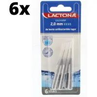 Lactona Ragers EasyGrip Recht XXXS 2mm Grijs - 6 x 6 stuks - Voordeelverpakking