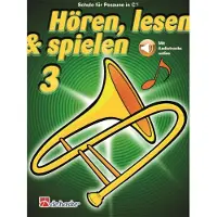 De Haske Hören, lesen, spielen, Band 3 Posaune in C - Educatief