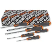 Beta 1201E/S6 6-delig set Evox schroevendraaiers voor sleufschroeven - 012011206 - 012011206