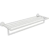 Sapho X-Round handdoekenrek met stang 55cm wit
