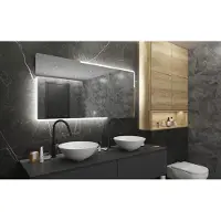 Gliss Design Melite spiegel met LED-verlichting en verwarming 180x70cm