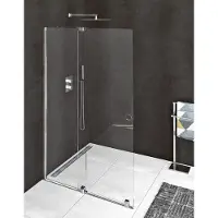 Polysan Modular schuifdeur rollend 120cm chroom