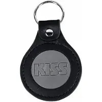 KiSS - Logo Sleutelhanger - Zwart/Zilverkleurig