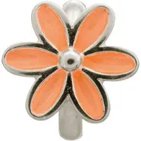 Endless Jewelry Endless Coral Enamel Flower Silver Bedel Oranje Zilver 41155-2