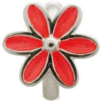 Endless Jewelry Endless Red Enamel Flower Silver Bedel Rood Zilver 41155-3
