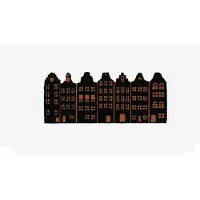 Esschert Design - Grachtenpanden - Deurmat - Kokosmat