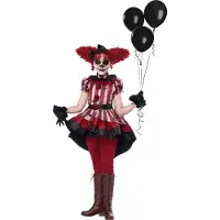 Vegaoo - Stoute clown vermomming, meisje