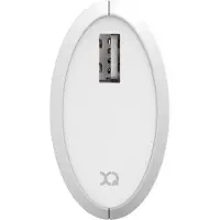 Xqisit oplaadblok adapter enkel usb - Wit