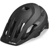 Cube Fietshelm Frisk - Trailhelm - MIPS - 11 Ventilatiegaten - Verstelbaar - EPS In-Mould - 52-57 cm - M - Zwart