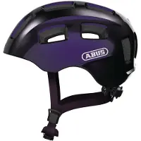 ABUS - Kid's Youn-I 2.0 - Fietshelm 48-54 cm - S, zwart/purper