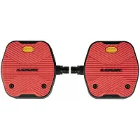 Look Geo City Grip Flat Pedals Red