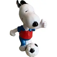 Schleich Peanuts - snoopy de voetballer - speelfiguur - 6 cm - .
