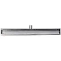 Diamond Line Douchegoot Nia RVS FLENS 90cm met Tegelrooster en Uitneembaar Sifon