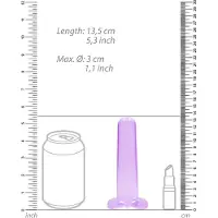 Realrock Niet Realistische Dildo 15.5 cm - Paars