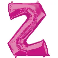 Amscan Folieballon Roze Letter 'Z' 83 cm