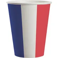 Boland Holland bekers | Rood wit blauw bekertjes (Rood, blauw en wit)