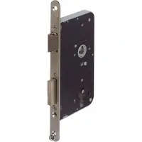 Assa Abloy 2420 Deurslot | DM50mm | PC72mm | krukgat 8mm | voorplaat staal gelakt 20x235mm afgerond | DR 1+3/2+4 - 7962002