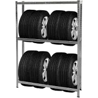 Monzana Bandenrek 180x120x40cm gegalvaniseerd 795kg