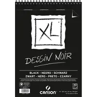 Canson tekenblok XL 150g/m² ft A3, 40 vel, zwart 5 stuks