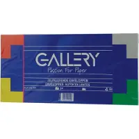 Gallery enveloppen ft 114 x 229 mm, stripsluiting, pak van 50 stuks 10 stuks