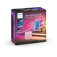 Philips Gradient Lightstrip White and Color - voor 24-27 inch PC's - 3-pack + Bridge