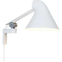 Louis Poulsen NJP wandlamp korte arm Wit