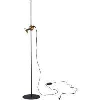 Pholc Blend 150 Vloerlamp / - Vloerlampen Messing Jet Black - 301415