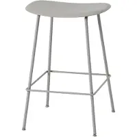 Muuto Fiber Tube barkruk 65 cm. grijs