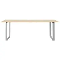 Muuto 70/70 eettafel 225x90 cm Oak veneer-Plywood-Sand