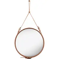 Gubi Adnet Circulaire spiegel M bruin