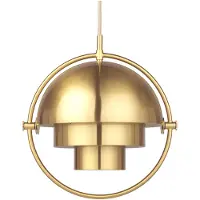 Gubi Multi-Lite Hanglamp Shiny Brass | Brass | Small