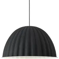 Muuto Under The Bell Hanglamp Ø55 Cm Zwart - Hanglampen Rubber Black - UTBPEN5501