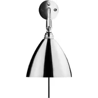 Gubi Wandlampe , Bestlite BL7, Metallic, Woonkamer, Metaal, Designer