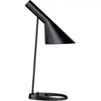 Louis Poulsen Tafellampe , AJ, Zwart, Woonkamer, Metaal, Designer