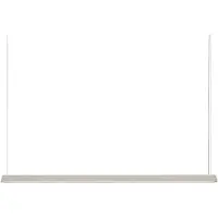 Muuto Hanglampe , dimbare, Grijs, Eetkamer, Aluminium