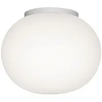 Flos - Glo-Ball Mini C/W Wand-/Plafondlamp (Spiegel Montering) White