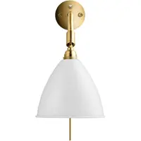 Gubi Wandlamp Bestlite BL7, wit / opaal, Woon-/ Eetkamer, metaal, Design, wandlamp