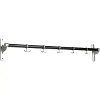 Essem Design Nostalgi kapstok 100 cm Zwartgebeitst eiken-aluminium