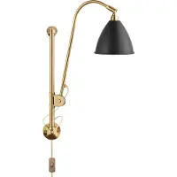 Gubi Bestlite Bl5 Wall Lamp Brass/ - Wandlampen Staal Black - 10010132