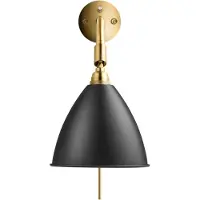 Gubi Design wandlamp Bestlite BL7, zwart, Woon-/ Eetkamer, metaal, Design, Wandlamp design