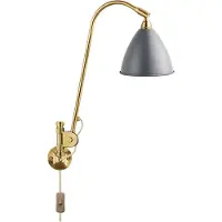 Gubi Wandlampe , Goud / Messing, Woonkamer, Metaal