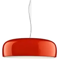 Flos Design hanglamp SMITHFIELD S, dimbaar, rood, Woon-/ Eetkamer, Aluminium, Design, hanglamp