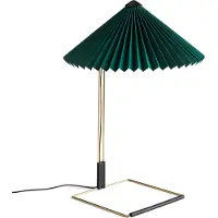 HAY Matin Tafellamp Green | Polished Brass | Large